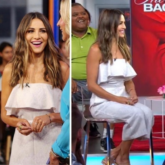 ARITZIA Babaton Flutter Pink Altamiro Floral lightweight Satin Jumpsuit size 2 - Picture 2 of 16